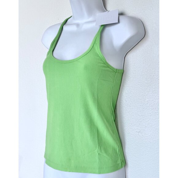 PISTOLA NWT PALOMA SCOOP NECK KIWI RAYON RIB TANK. SIZE M - Picture 6 of 9